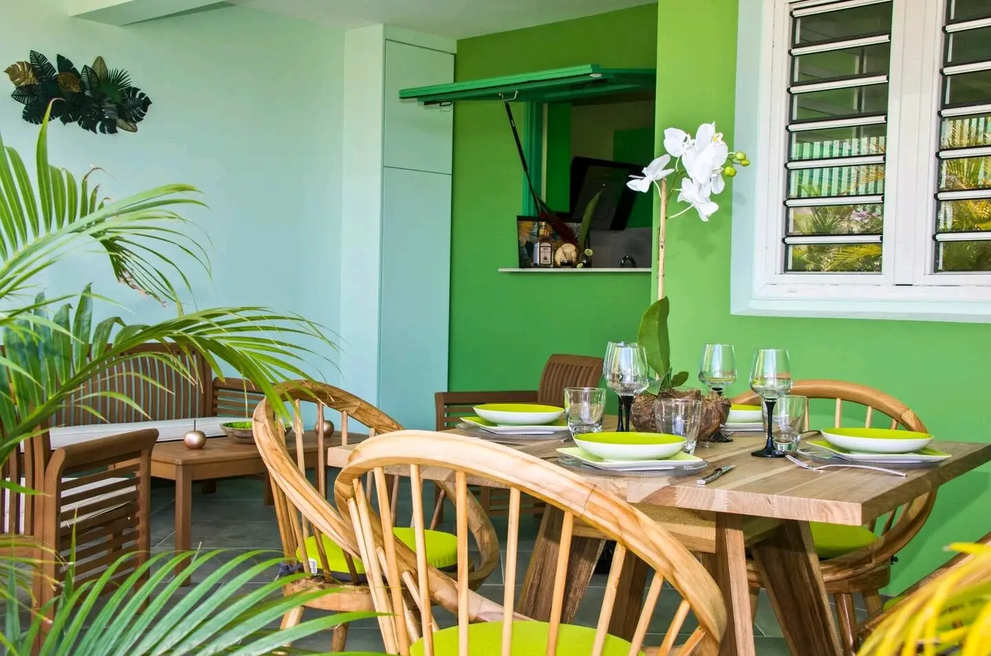 Ti-Papaye – Terrasse, Résidence Les 3 Ti Fruits, Martinique